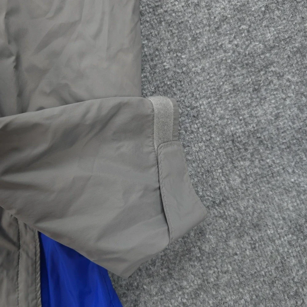 Kansas‎ Jayhawks Jacket Mens Large Gray NCAA Football Columbia Full Zip Hooded